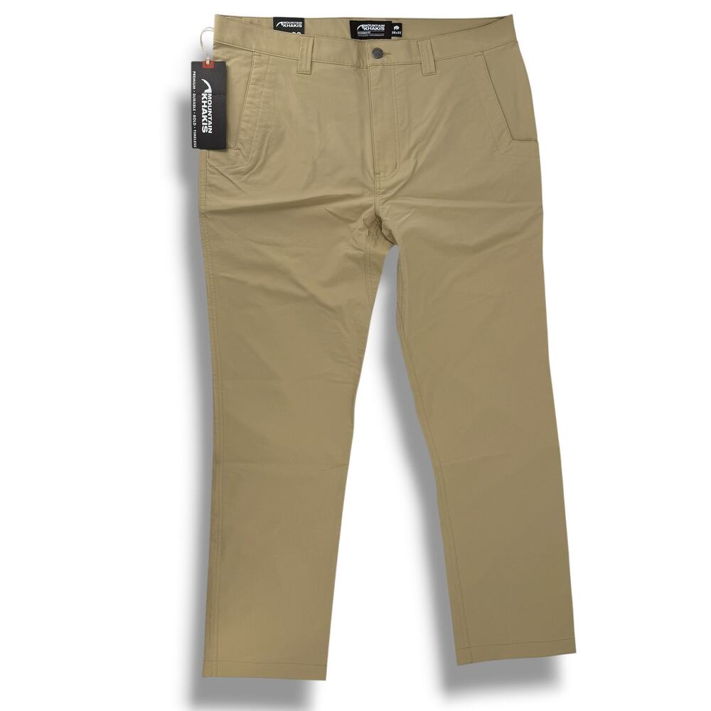 Mountain Khakis Teton Hybrid Pants Size 38 X 32 Sand Modern Fit Stretch